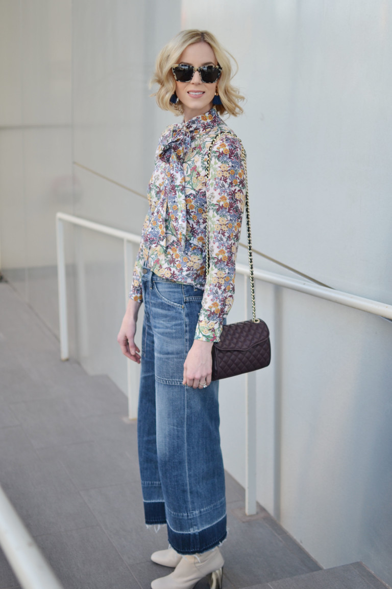 How to Wear Denim Culottes - Straight A Style