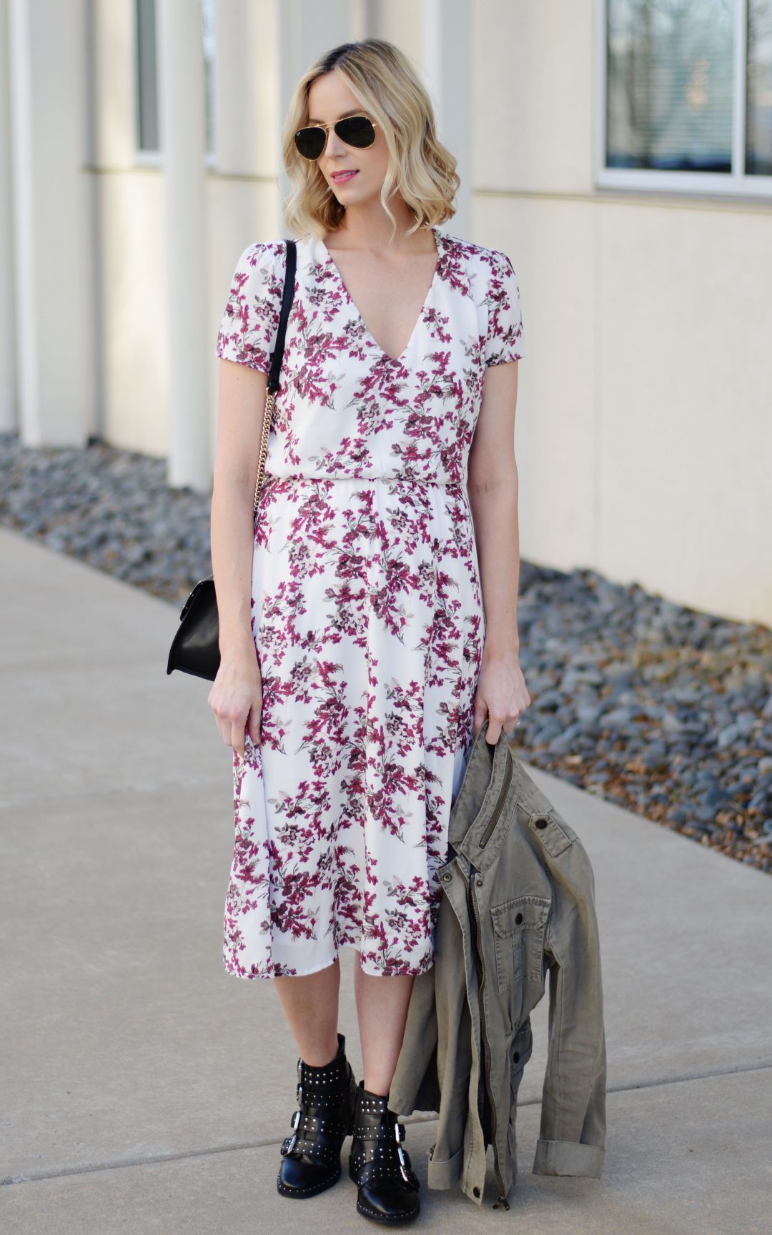 Floral Midi Dress - Straight A Style