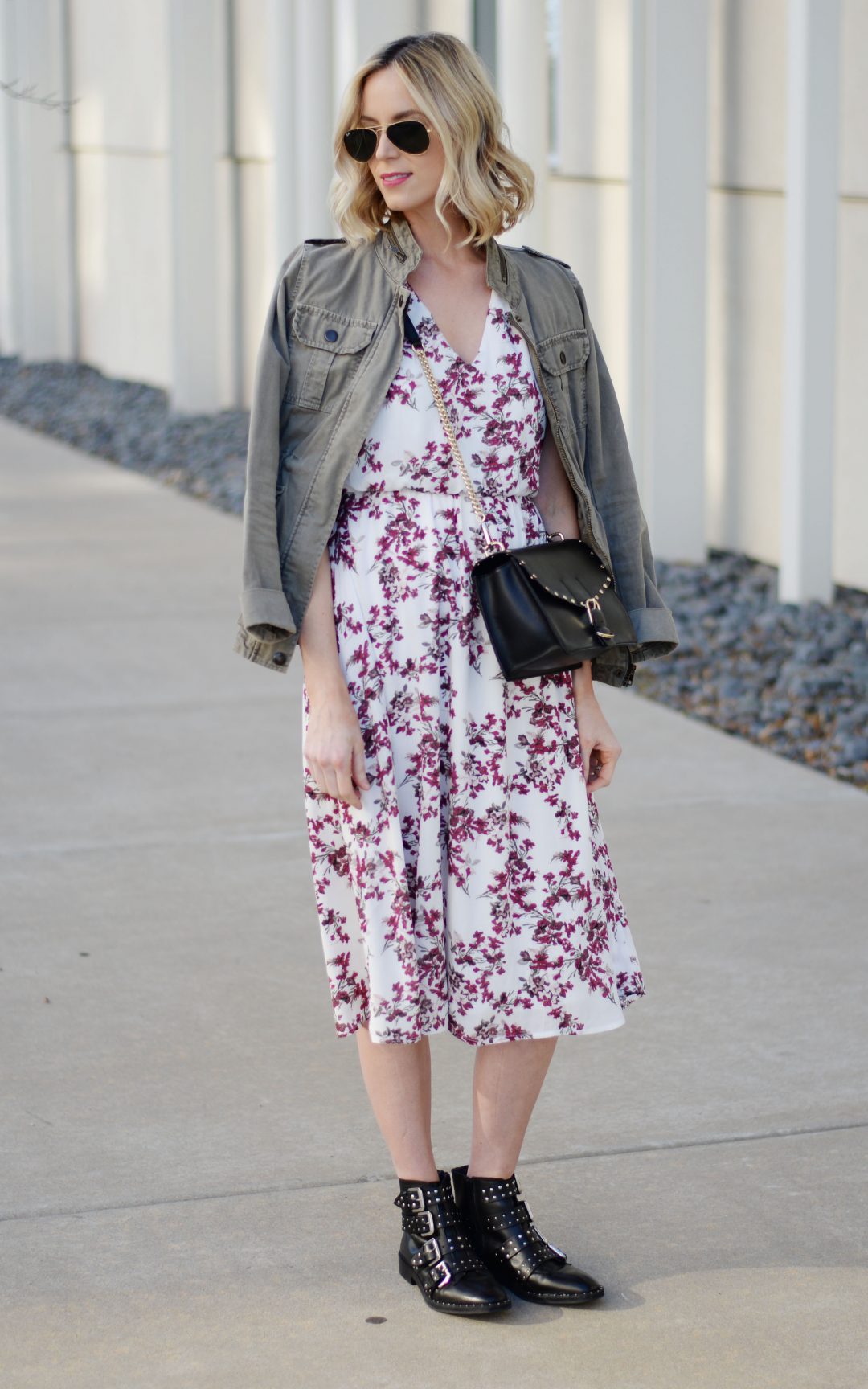 Floral Midi Dress - Straight A Style