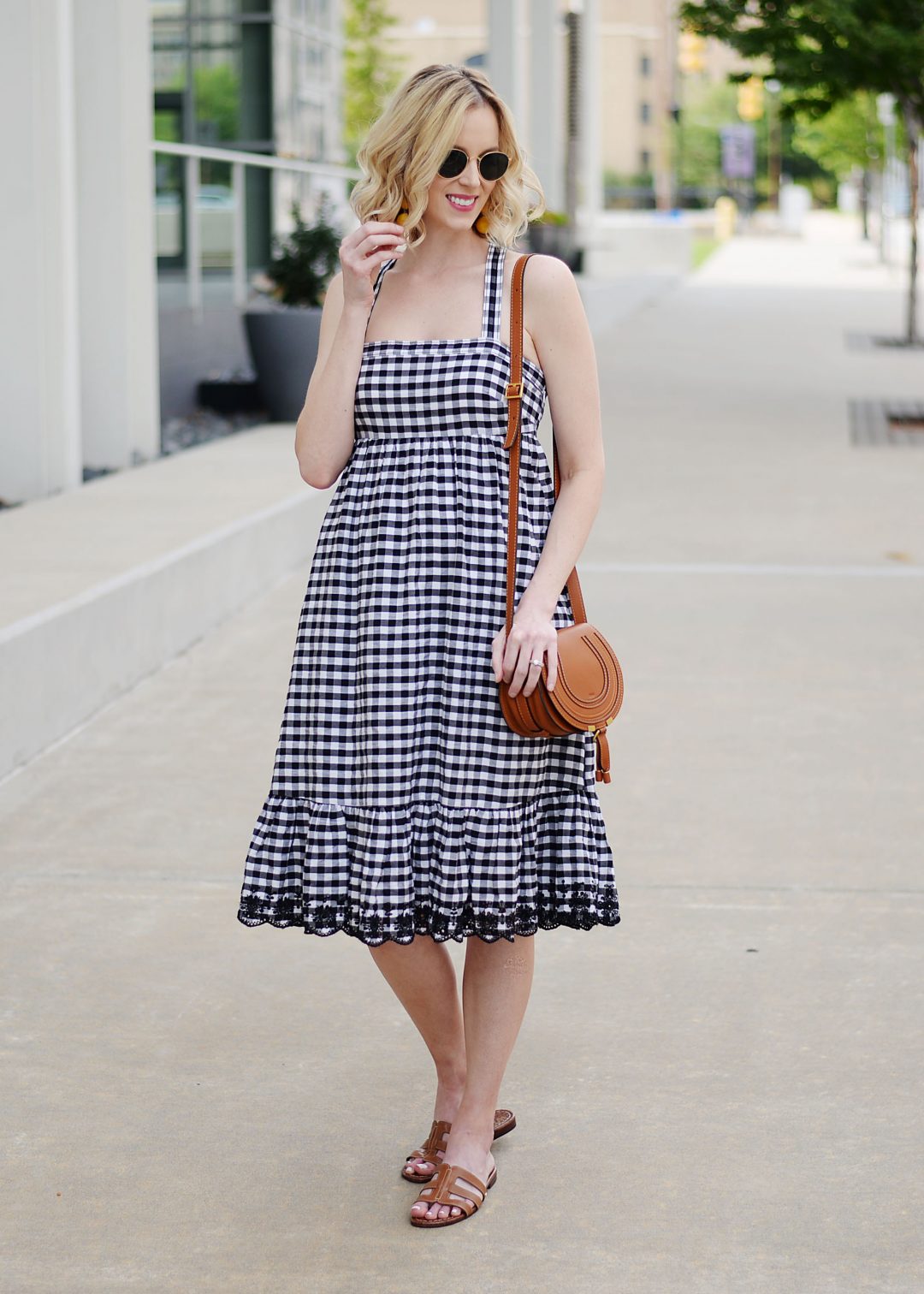 Gingham Dress - Straight A Style