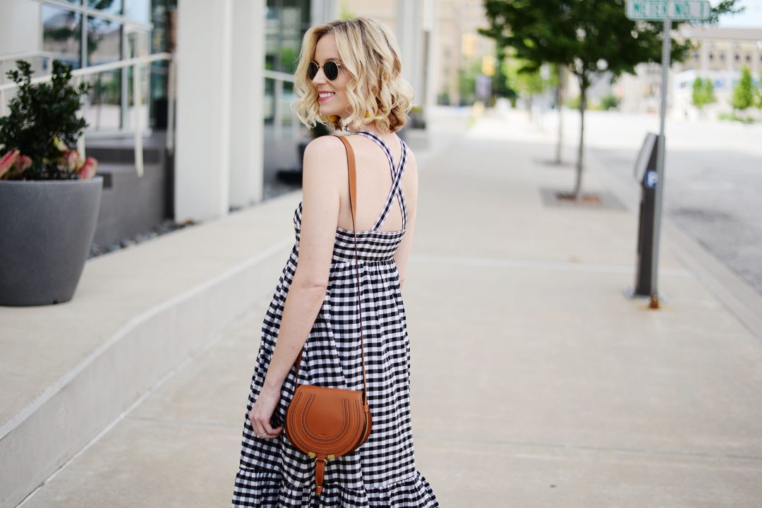 Gingham Dress - Straight A Style