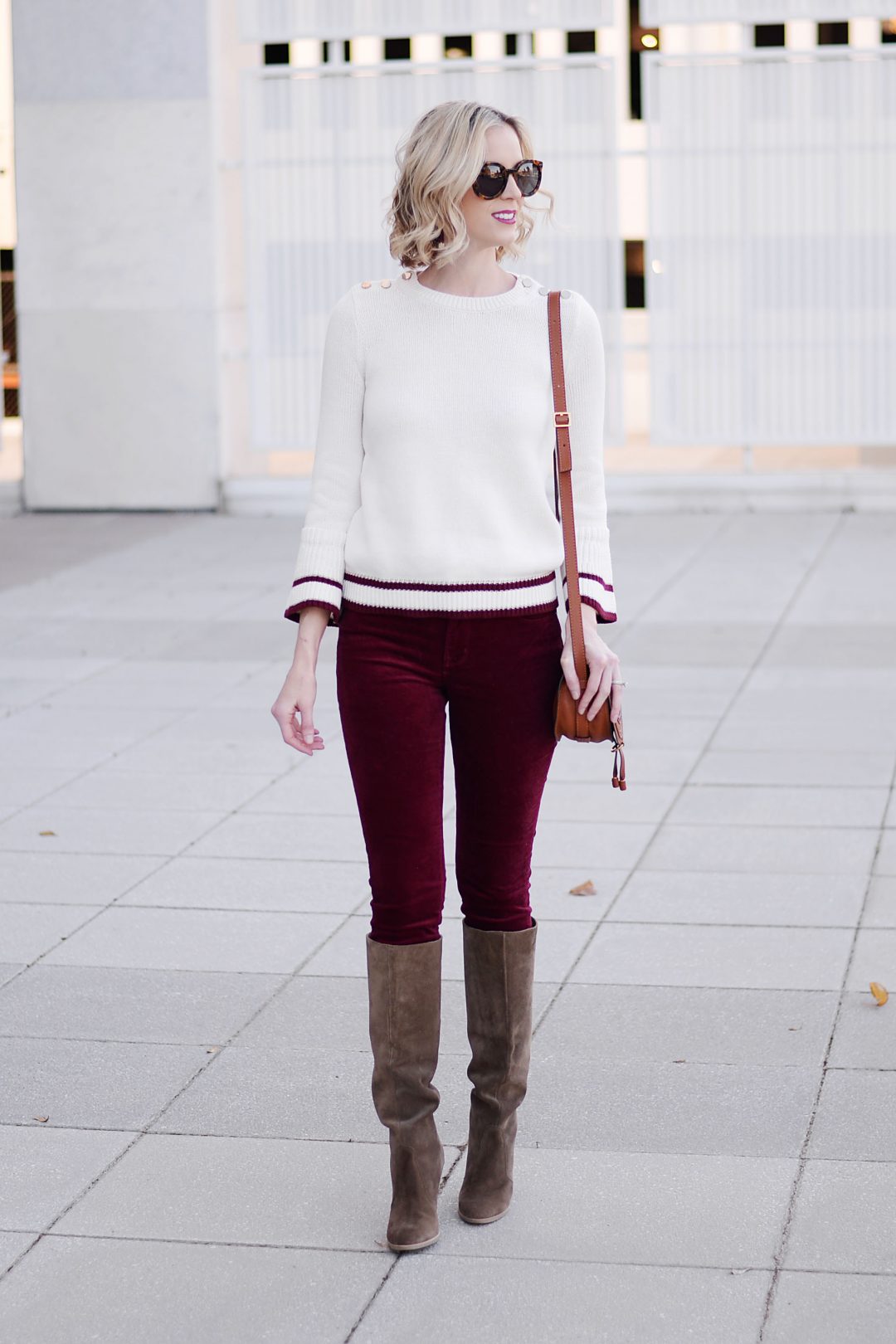 Casual Holiday Outfit Idea - Straight A Style
