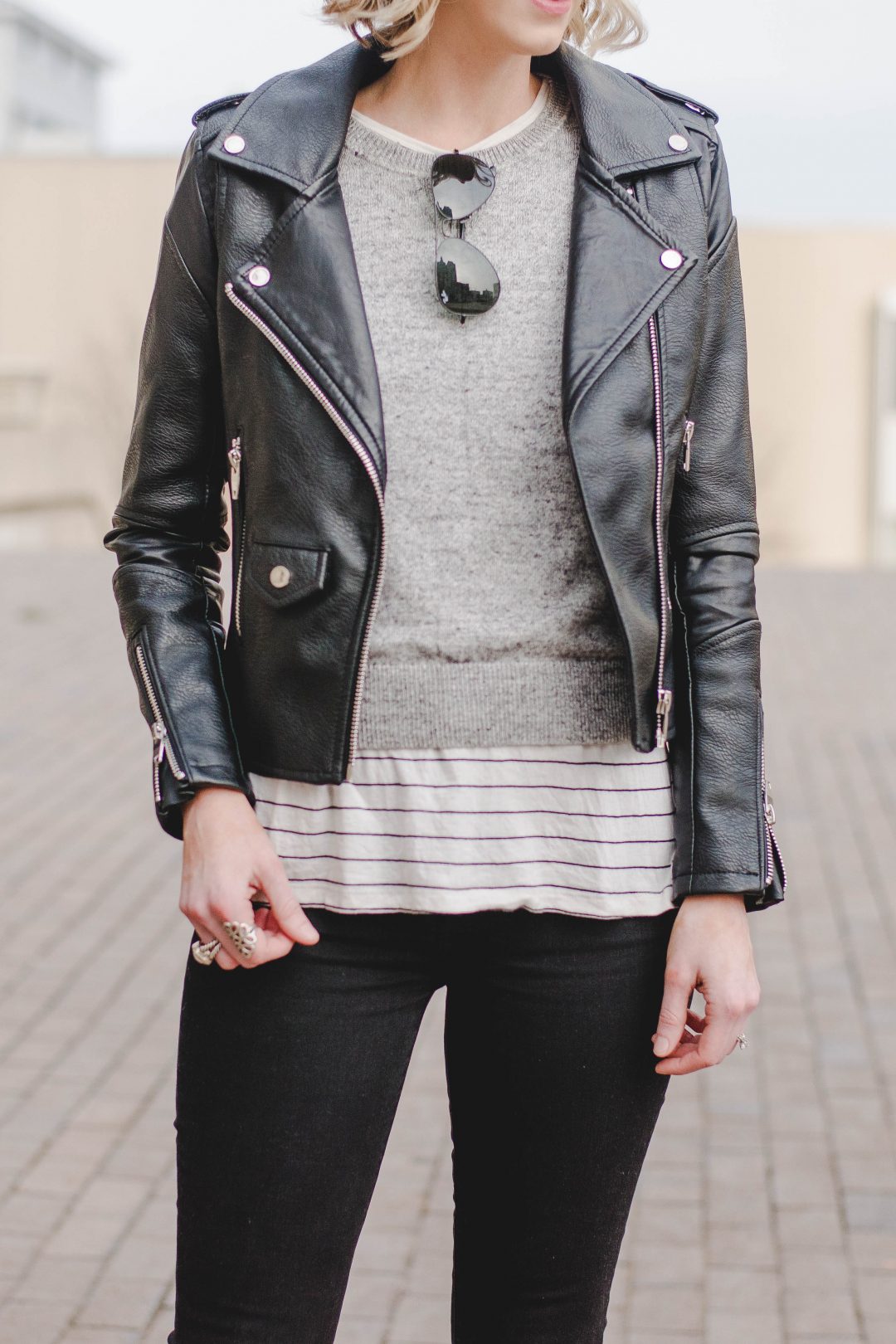 How to Wear a Leather Jacket - Straight A Style