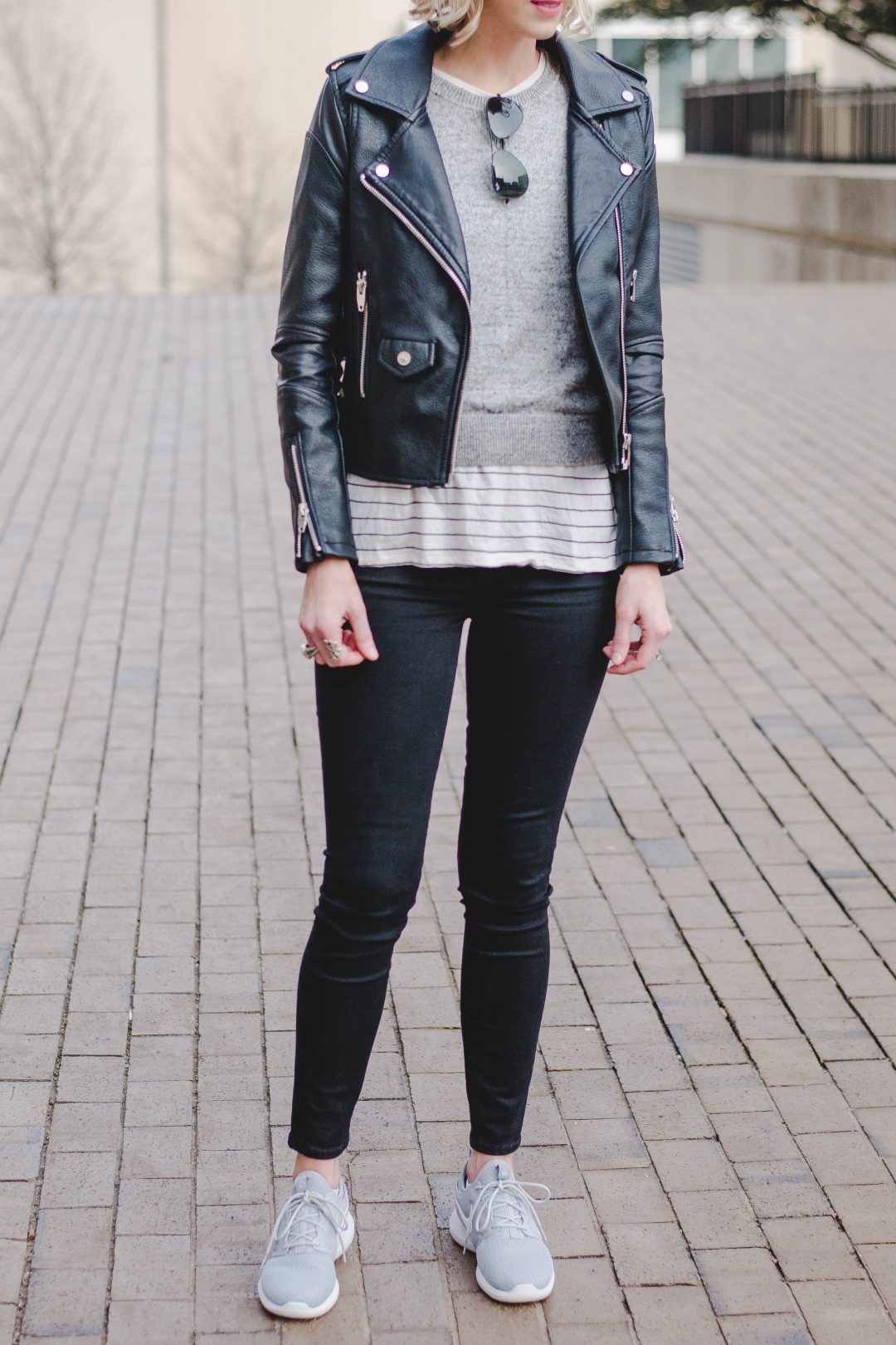 How to Wear a Leather Jacket - Straight A Style