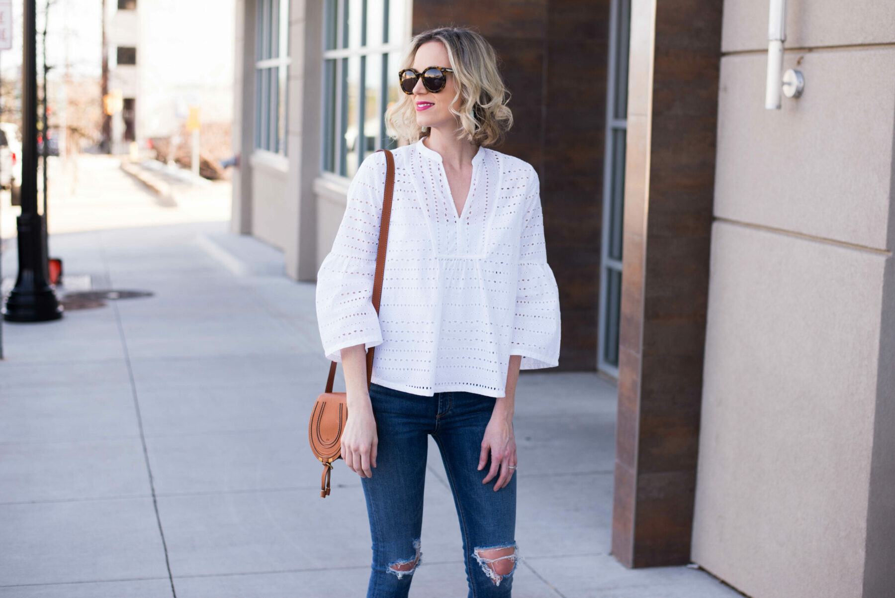 5 Ways to Wear Eyelet - Straight A Style  Cotton tops designs, Fashion tops  blouse, Fashion tops