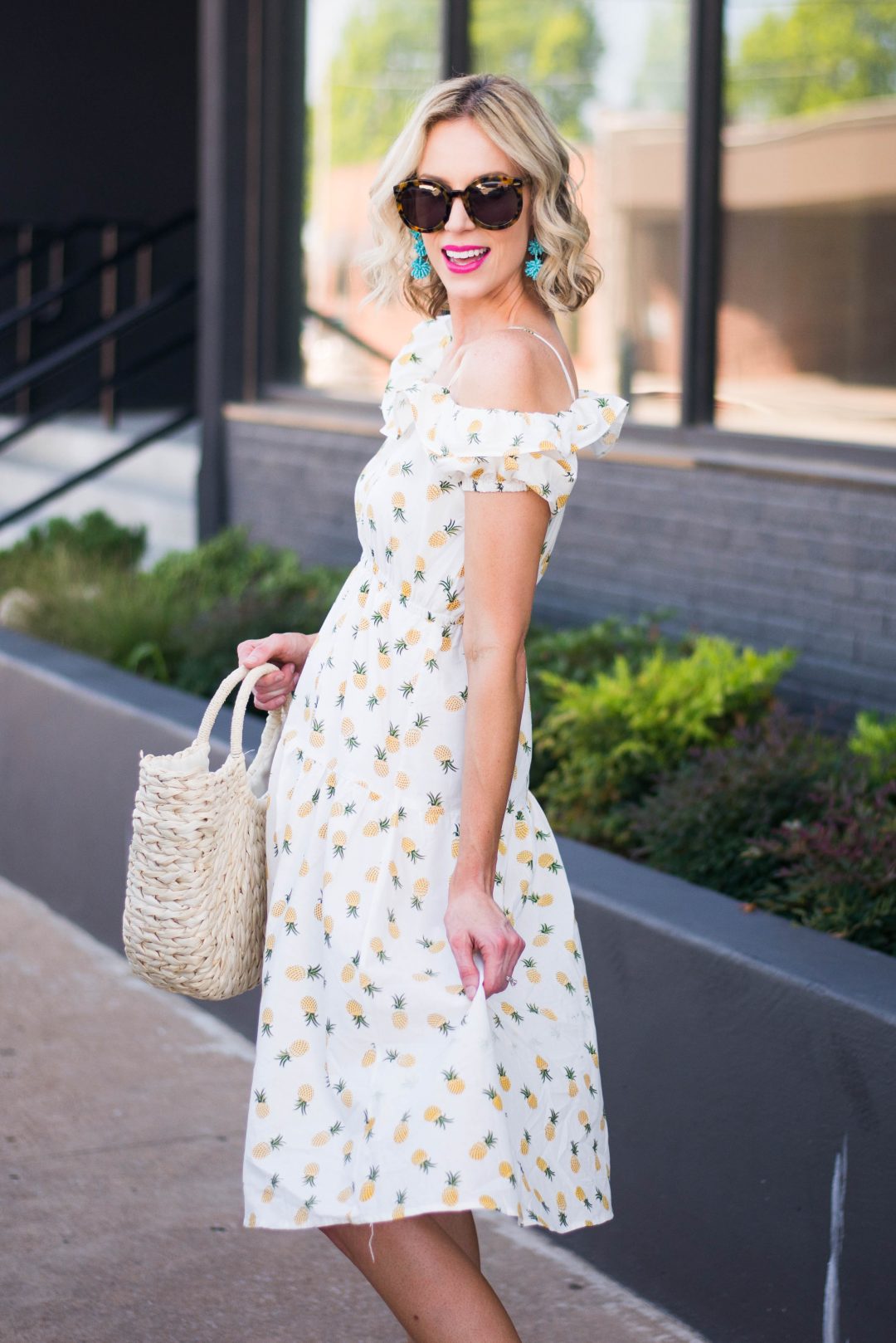 Pineapple Print Dress + Nordstrom Anniversary Sale Giveaway - Straight ...