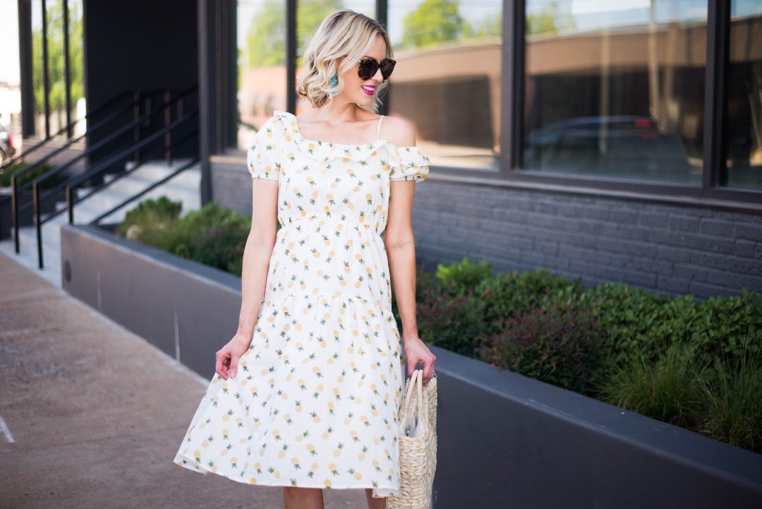 Pineapple Print Dress + Nordstrom Anniversary Sale Giveaway - Straight ...