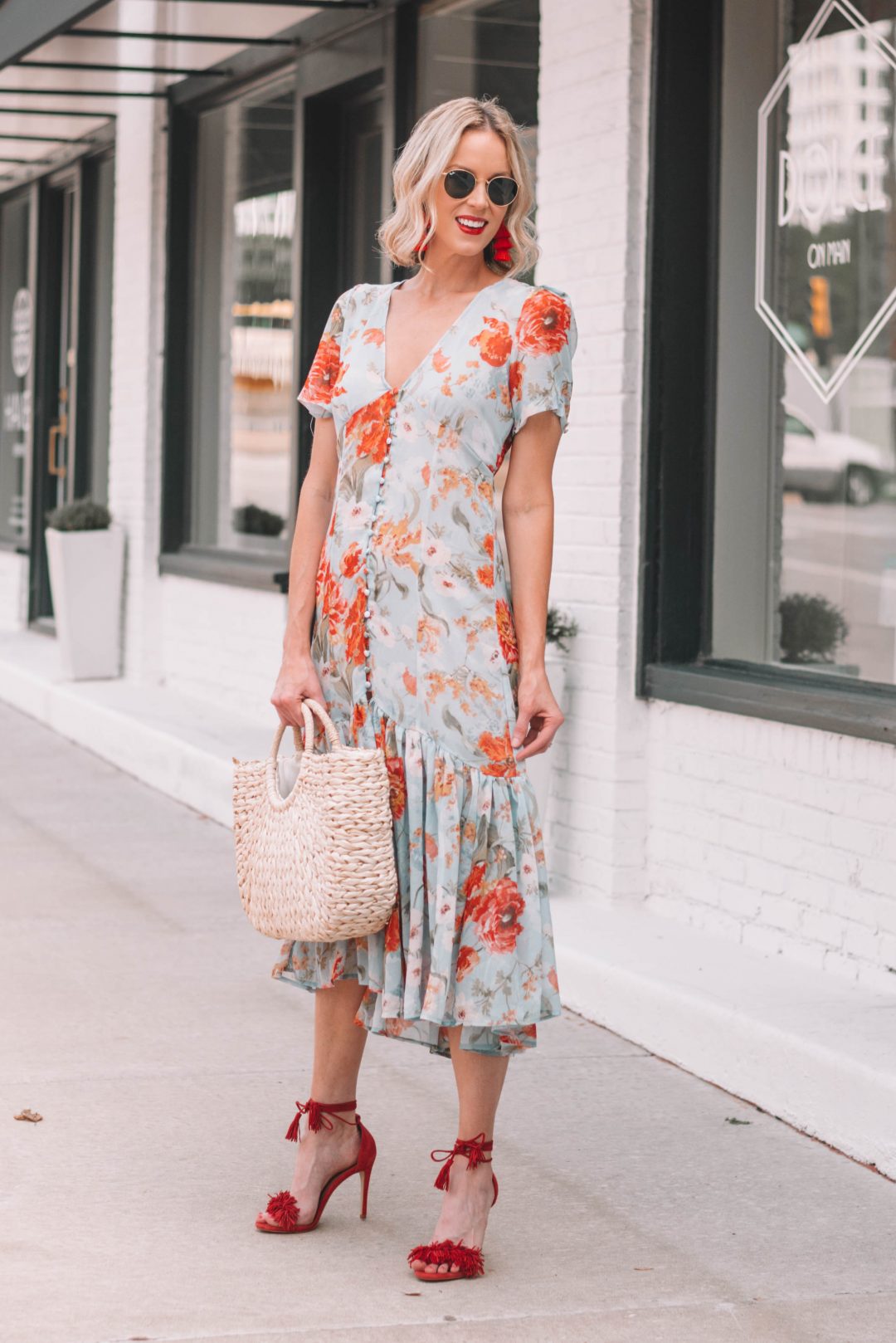 Watercolor Dress - Straight A Style