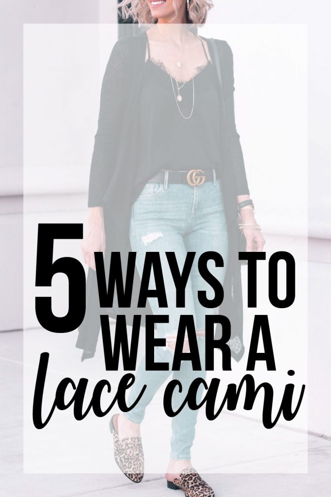 A STYLISH WAY TO WEAR A LACE CAMI - Fashion Jackson