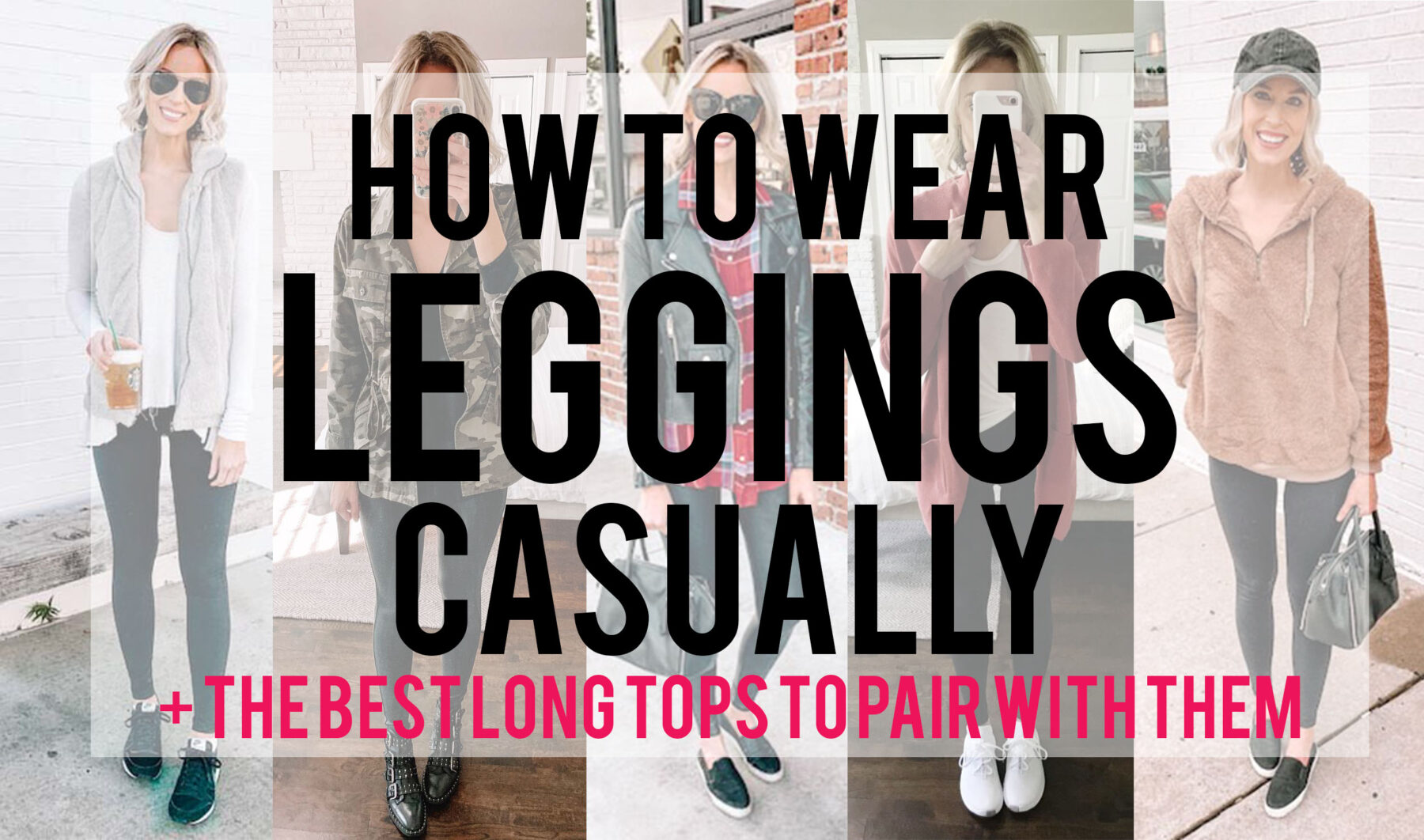 How to Wear Leggings Casually and the Best Long Tops to Wear with ...