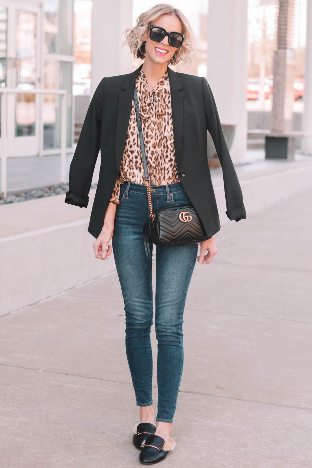 3 Ways to Wear 1 Leopard Blouse - Straight A Style