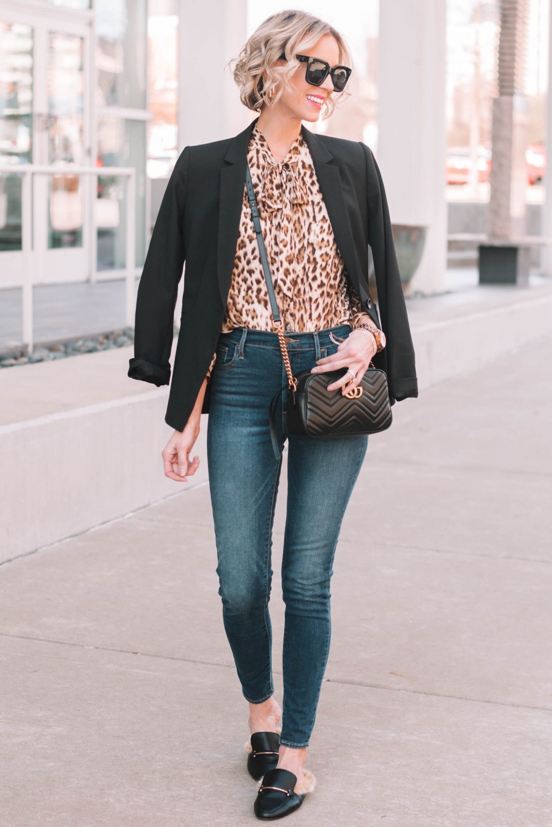 3 Ways to Wear 1 Leopard Blouse - Straight A Style