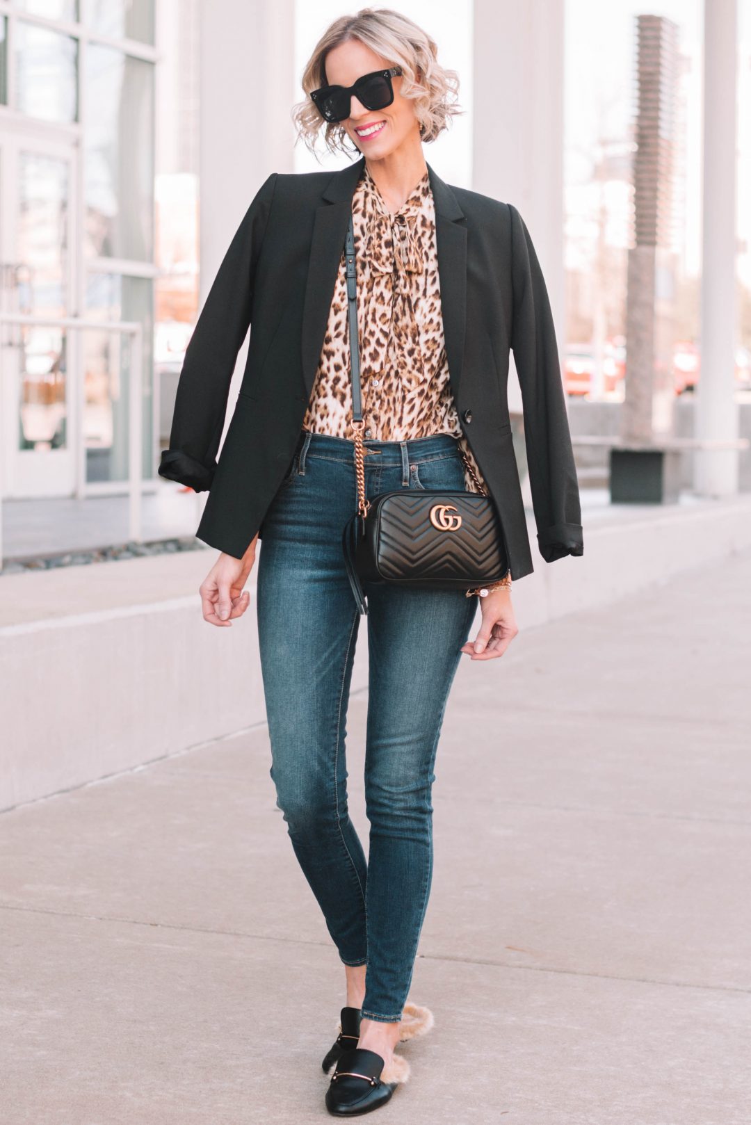 3 Ways to Wear 1 Leopard Blouse - Straight A Style