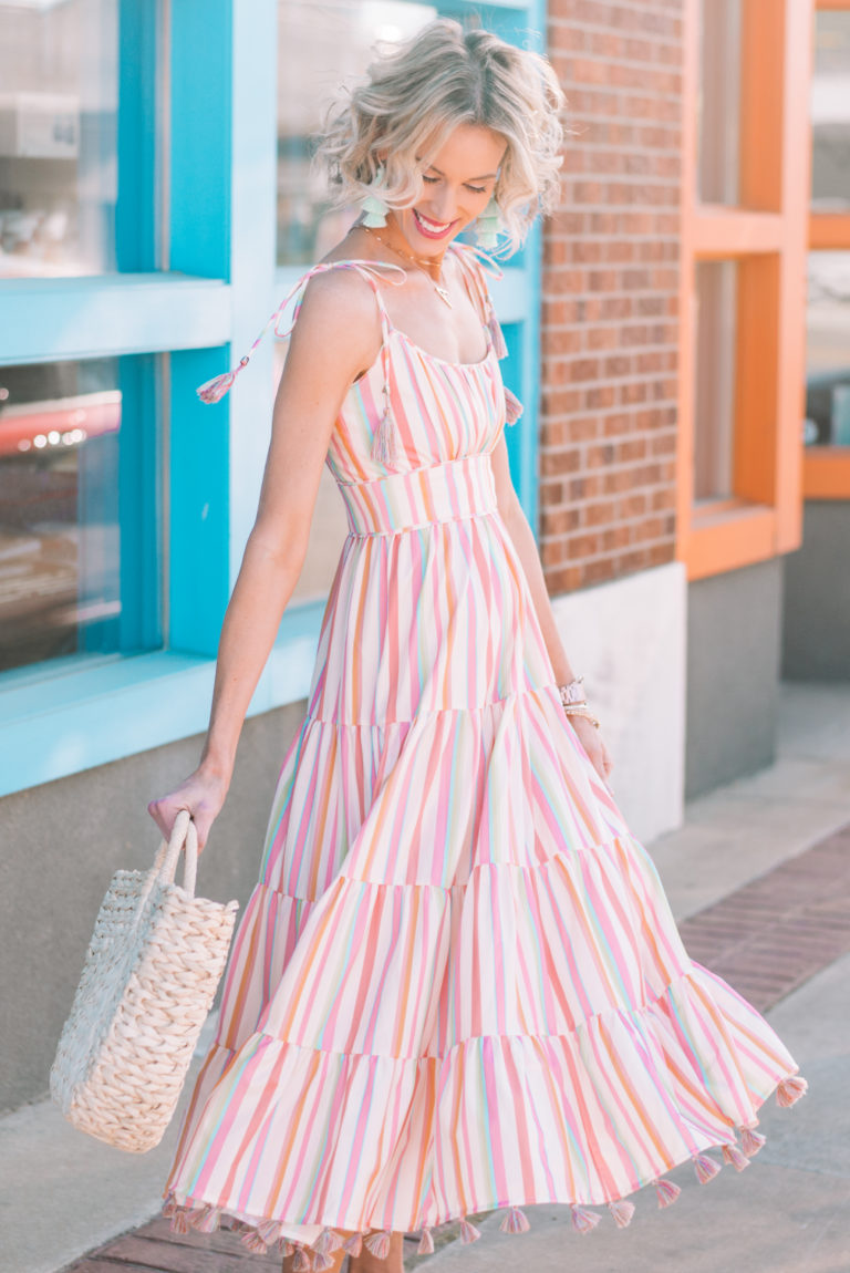 Striped Midi Dress + What You Need to Know When Shopping at Chicwish ...