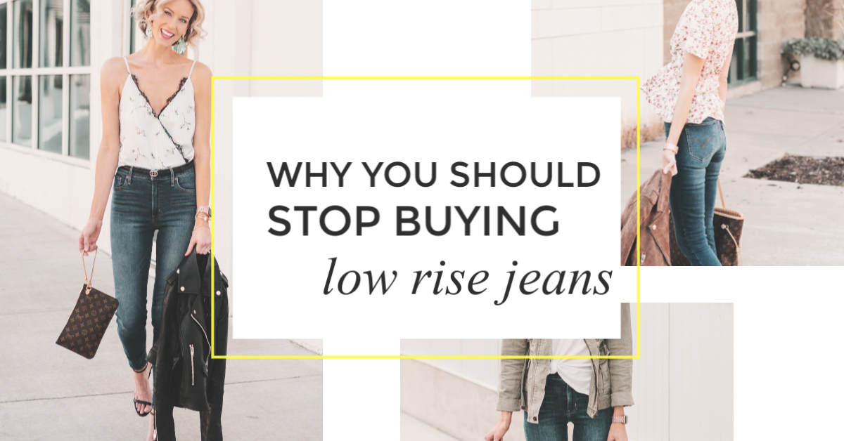 Low-rise jeans look bad on everyone