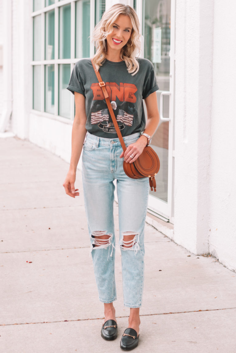 How to Wear a Graphic T-Shirt - Straight A Style