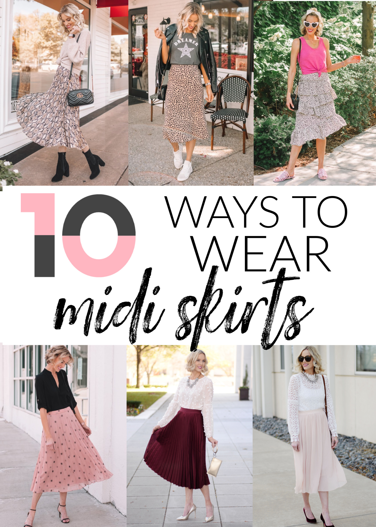 winter midi skirt outfits