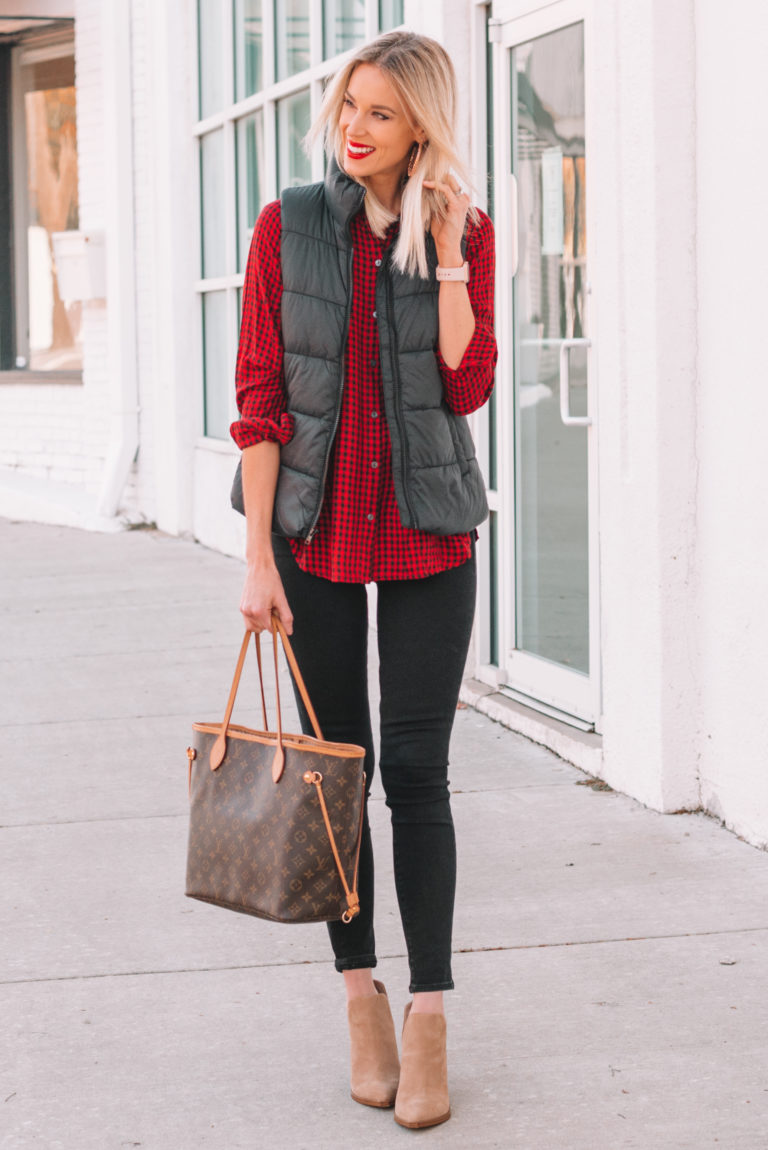 How to Style a Puffer Vest - Straight A Style