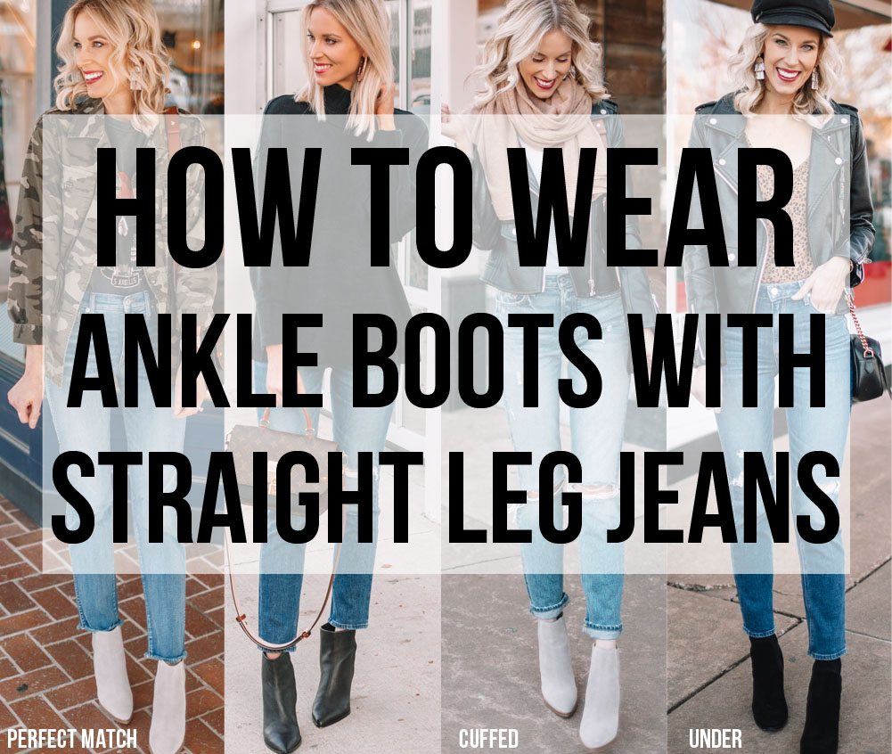 best shoes for straight leg jeans