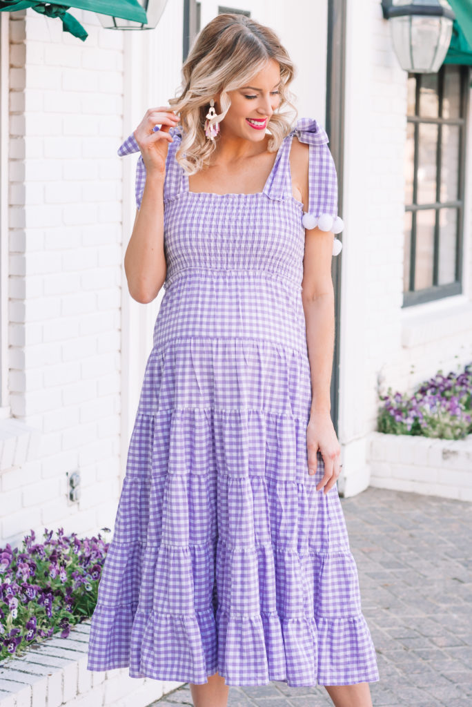 Gorgeous Purple Gingham Sundress - Straight A Style