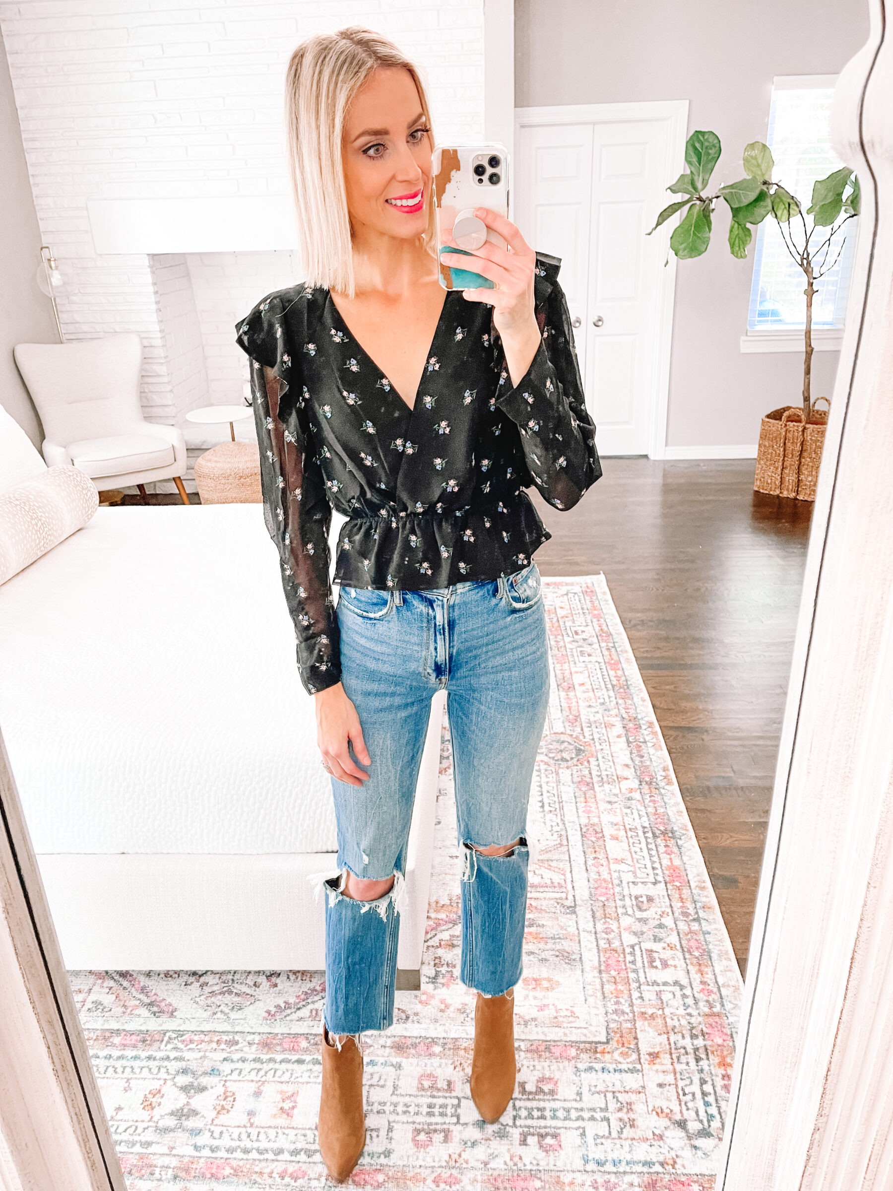 How to Wear Ankle Boots with Jeans - Straight A Style