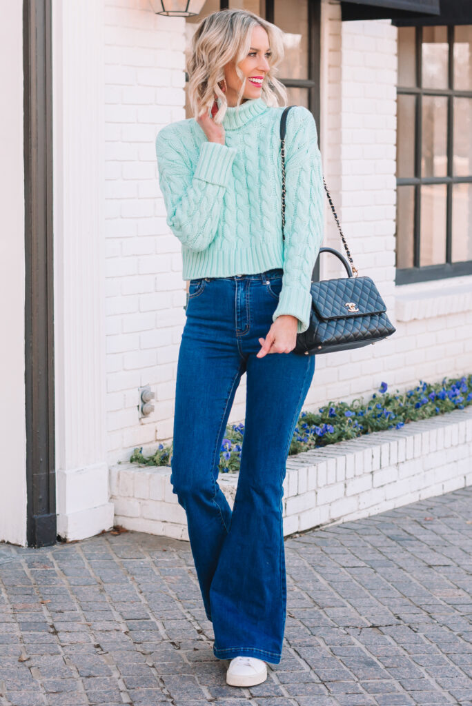 How to Style Flare Jeans this Fall