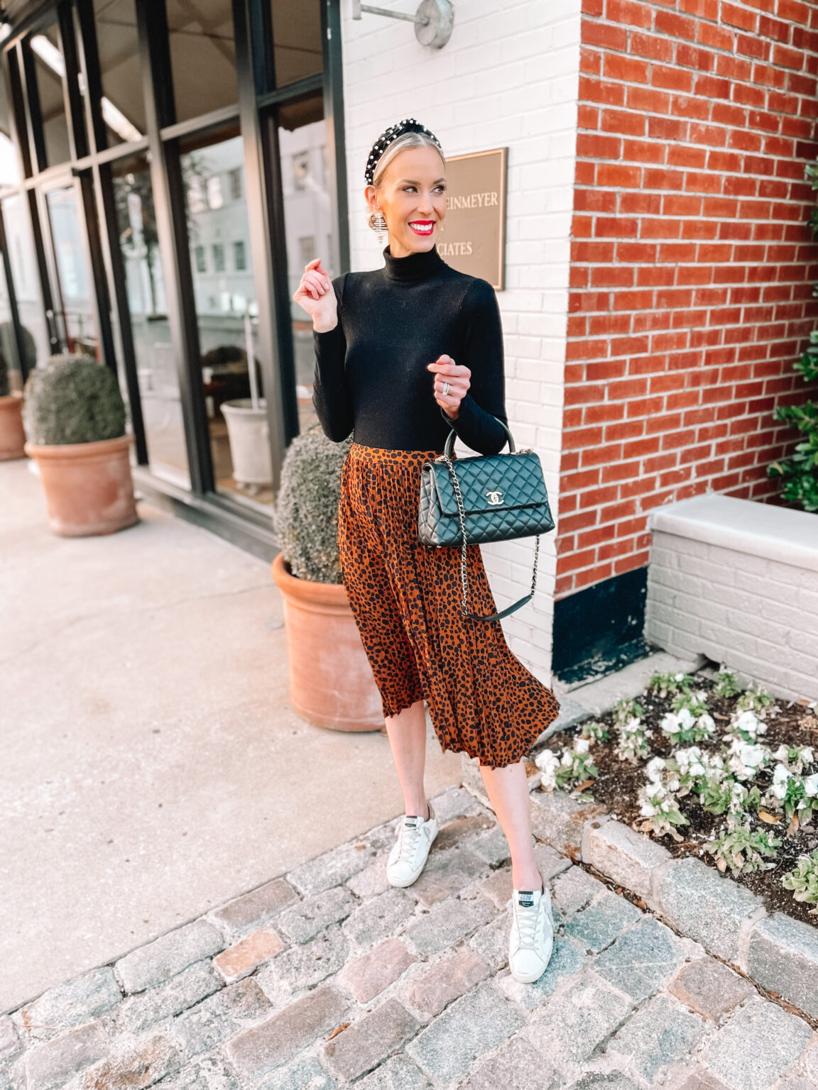 5 Ways to Wear a Leopard Midi Skirt - Straight A Style