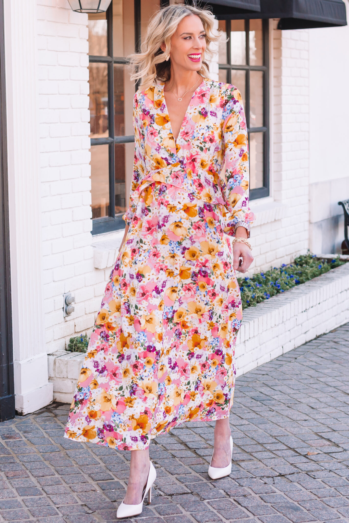 Floral Maxi Dress - Wedding Guest Dress - Straight A Style