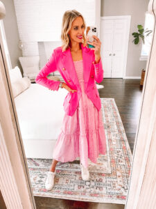 How to Wear a Pink Blazer - 8 Styling Ideas - Straight A Style