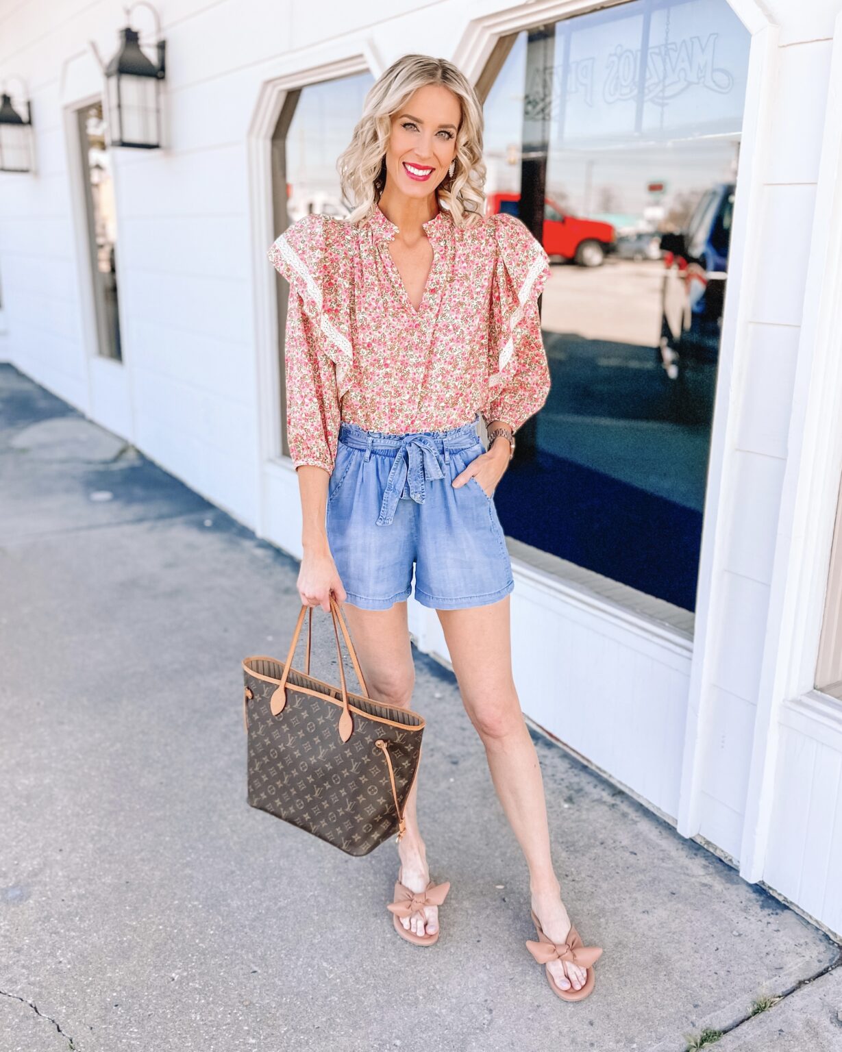 Target Floral Blouse Styled 3 Ways - Straight A Style