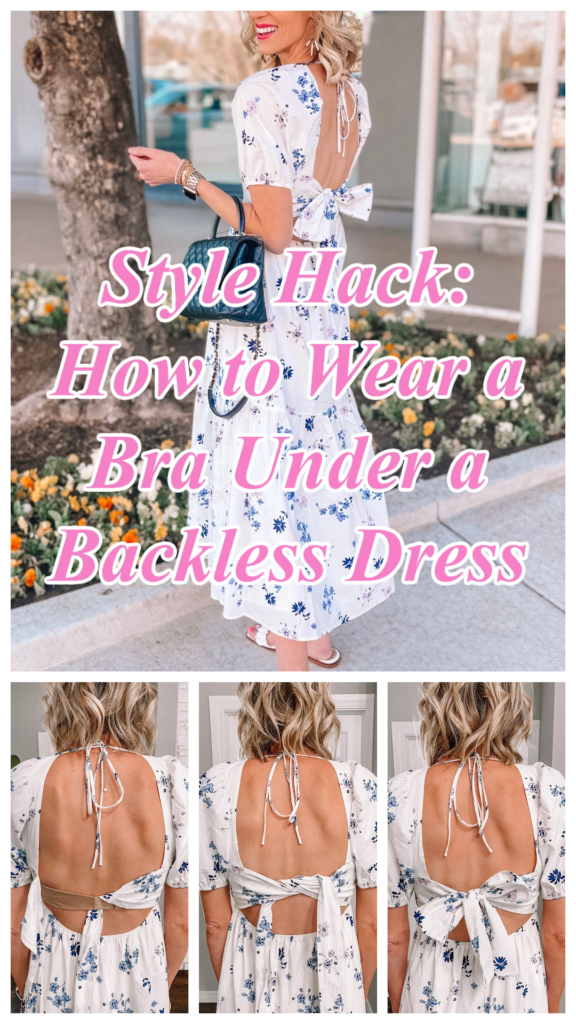 Push-up bra for backless dresses, bows, elegant design