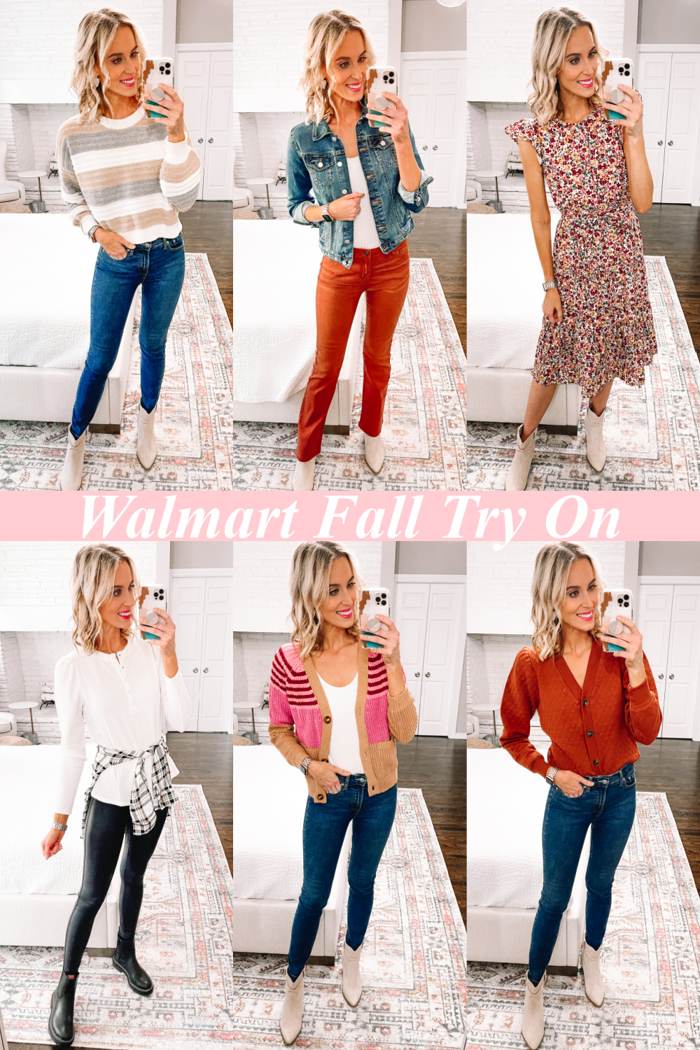 Huge Walmart Fall Outfit Try On Part II - Straight A Style