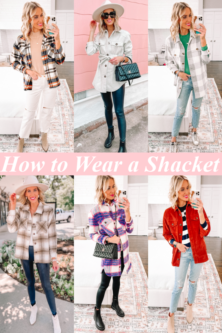 How to Wear a Shacket - Straight A Style