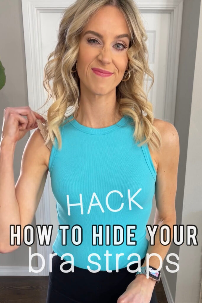 How to hide the racerback straps of your sports bra when worn