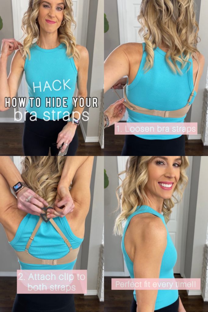 Turn a strapped bra into a strapless one